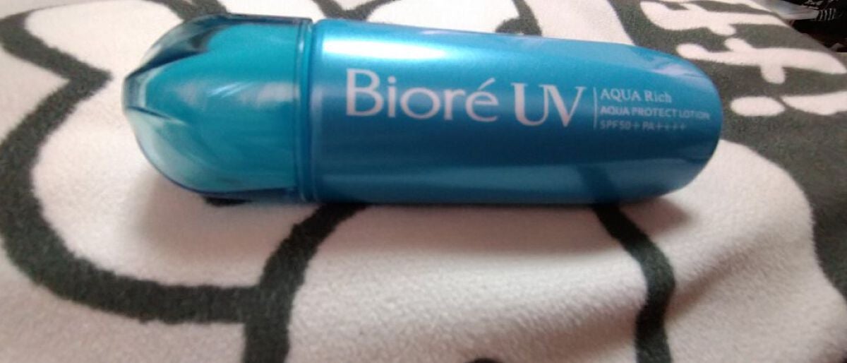 ビオレUV アクアリッチ アクアプロテクトローション(水層パック)/ビオレ/日焼け止めローションを使ったクチコミ(1枚目)