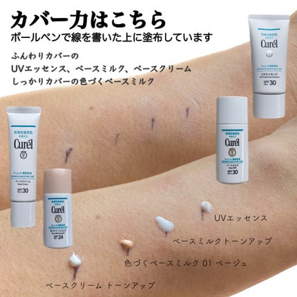 潤浸保湿 ベースミルク /キュレル/日焼け止めミルクを使ったクチコミ(8枚目)