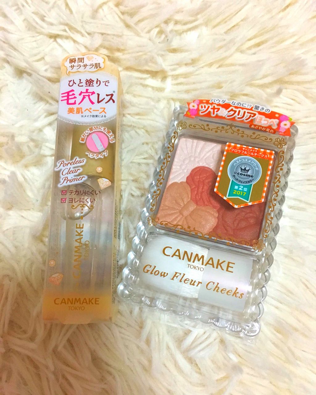 グロウフルールチークス/キャンメイク/パウダーチークを使ったクチコミ(1枚目)
