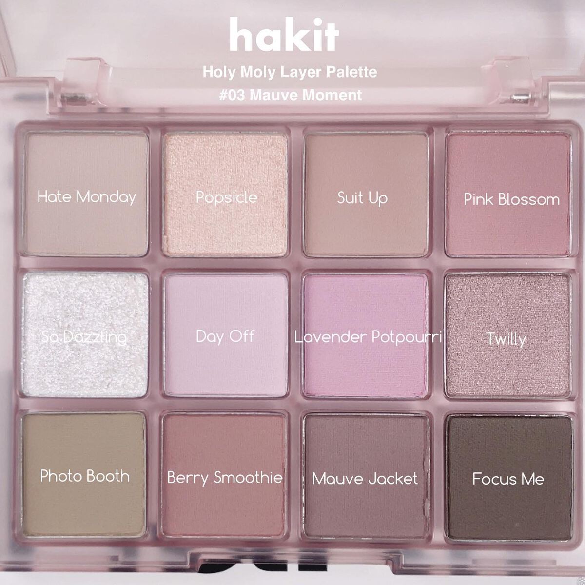 ホーリーモリーレイヤーパレット/HAKIT/アイシャドウパレットを使ったクチコミ（2枚目）