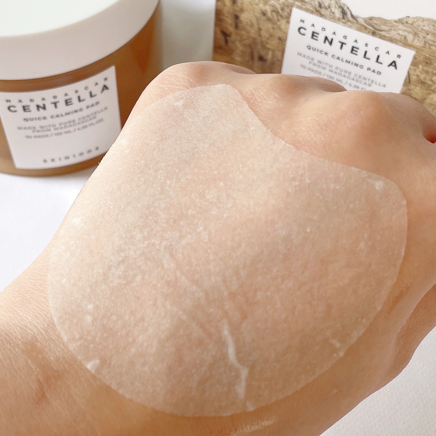 センテラ クイックカーミングパッド/SKIN1004/トナーパッドを使ったクチコミ（3枚目）