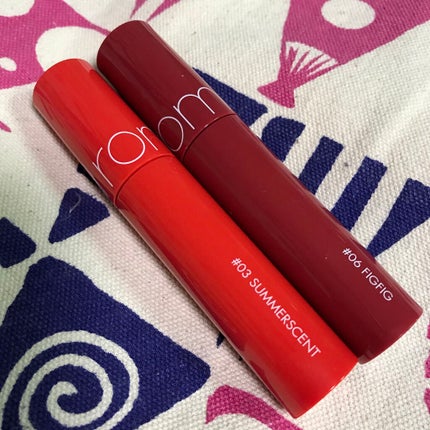 ジューシーラスティングティント/rom&nd/リップティントを使ったクチコミ(1枚目)