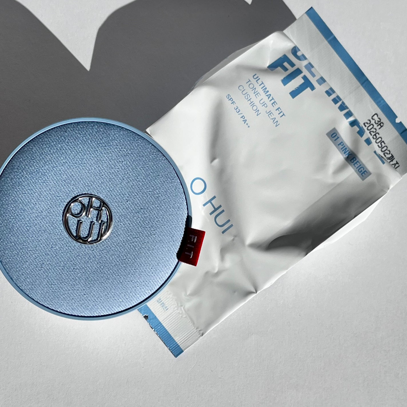 アルティメットフィット トーンアップデニムクッション/OHUI/クッションファンデーションを使ったクチコミ(3枚目)