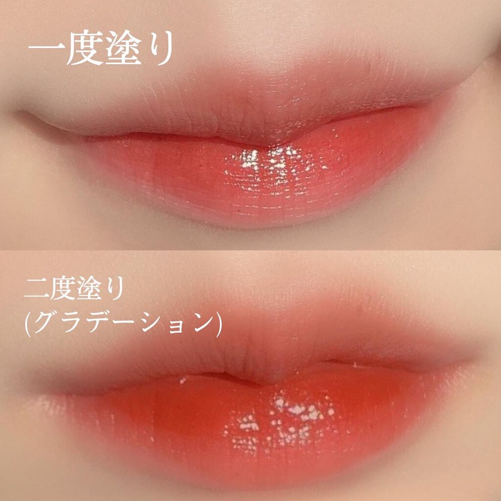 アピュー ジューシーパン スパークリングティント/A’pieu/口紅を使ったクチコミ(2枚目)