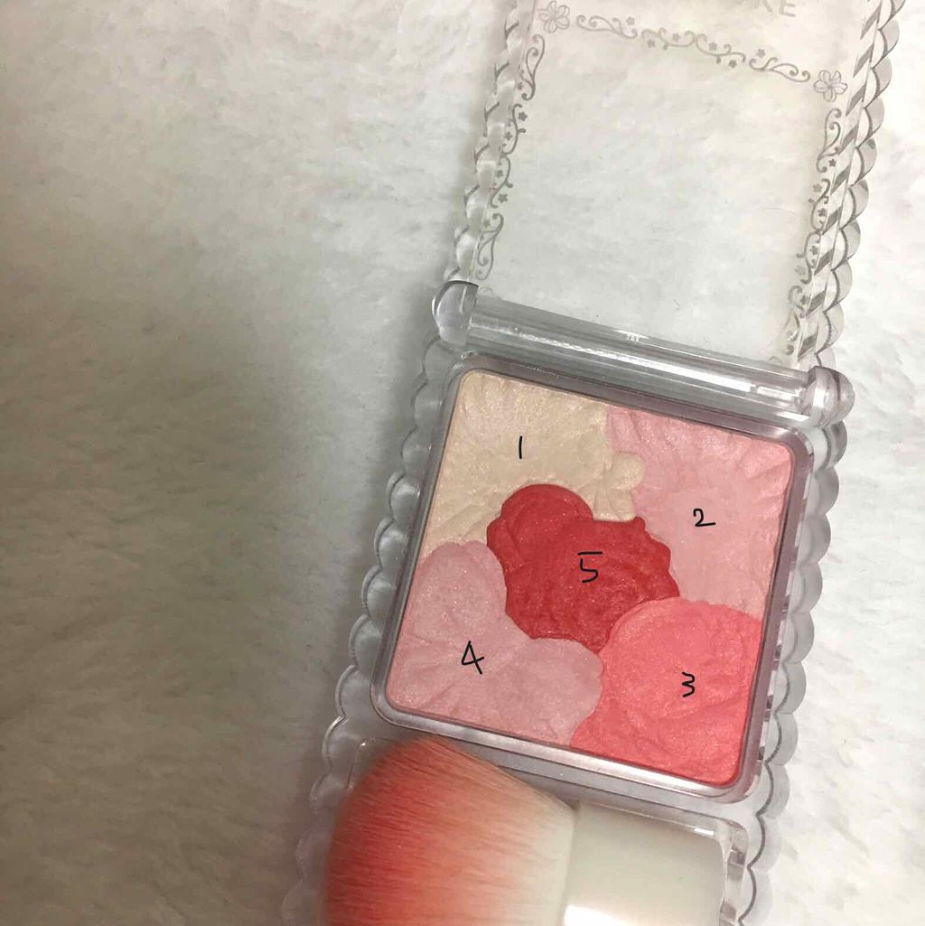 グロウフルールチークス/キャンメイク/パウダーチークを使ったクチコミ(2枚目)