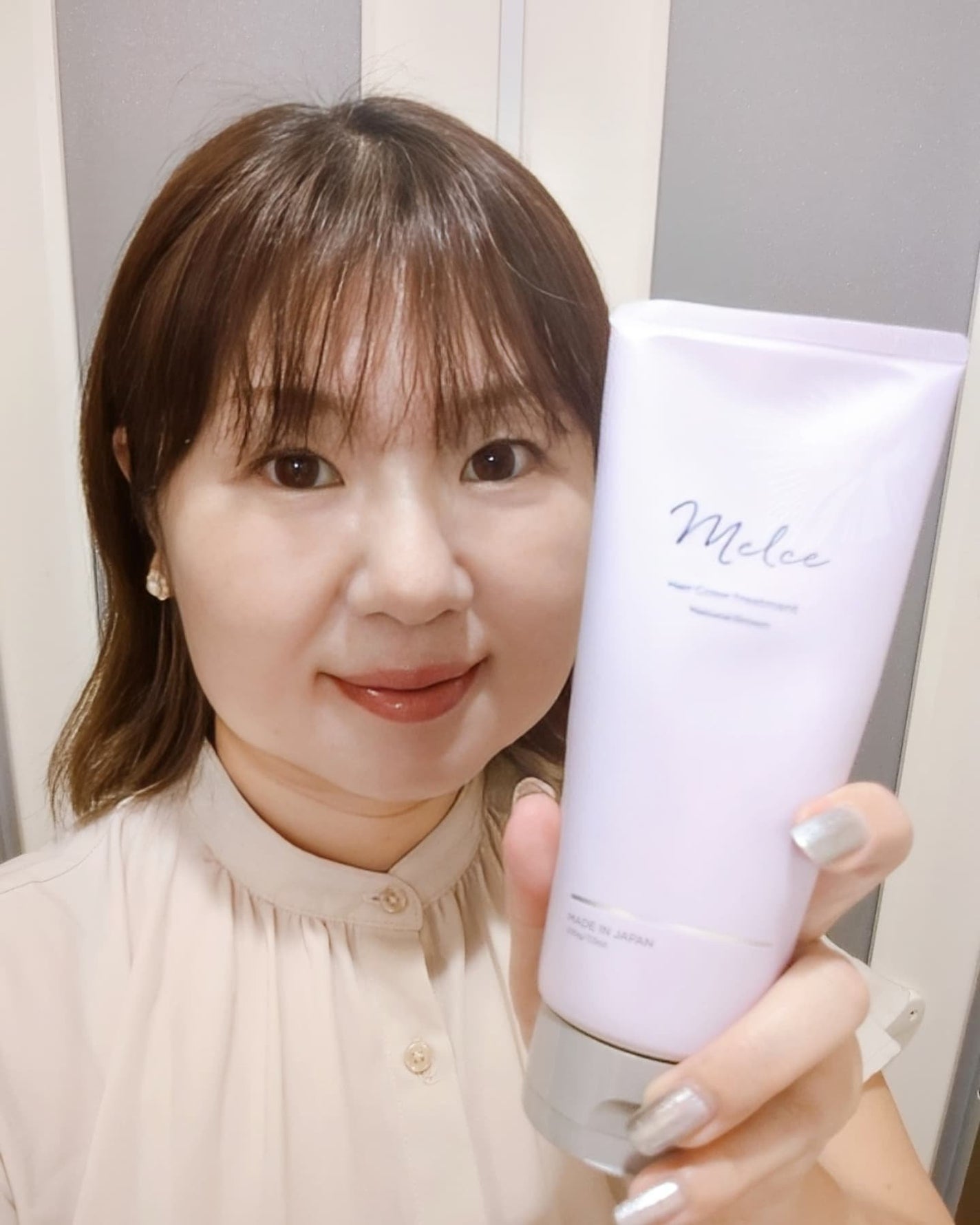 ありがとうこ on LIPS 「1本で8役オールインワン白髪ケアMELCEヘアカラートリートメ..」(1枚目)