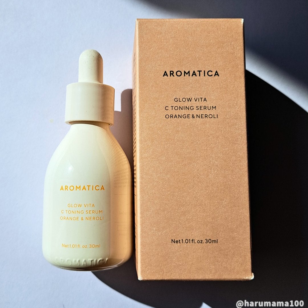 グロービタCトーニングセラム/AROMATICA/美容液を使ったクチコミ(7枚目)