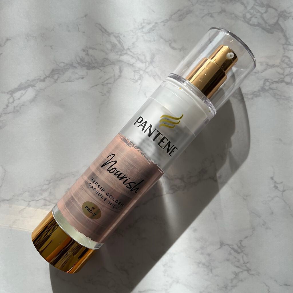 リペアー ゴールデン カプセル ミルク/パンテーン/ヘアミルクを使ったクチコミ(1枚目)