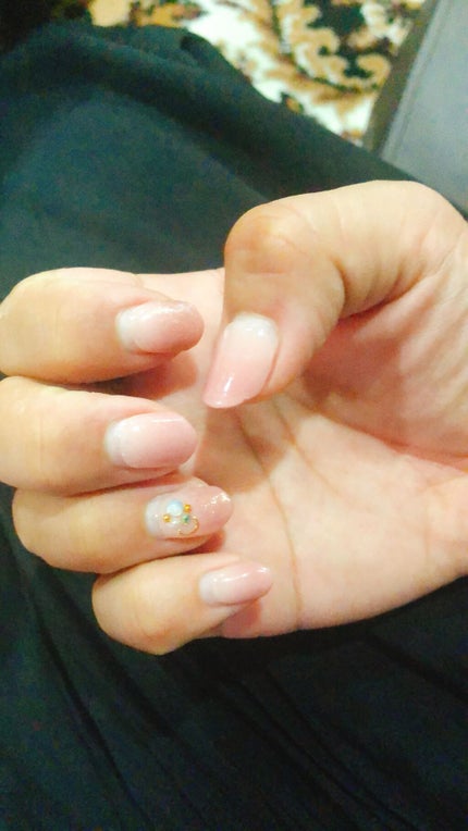 セミキュアジェルネイル(ハンド)/ohora/ネイルシールを使ったクチコミ(1枚目)