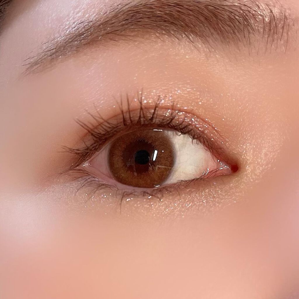 ラメシャワーシャドウ 01 cherry blossoms/funme＋ME/ジェル・クリームアイシャドウを使ったクチコミ（2枚目）