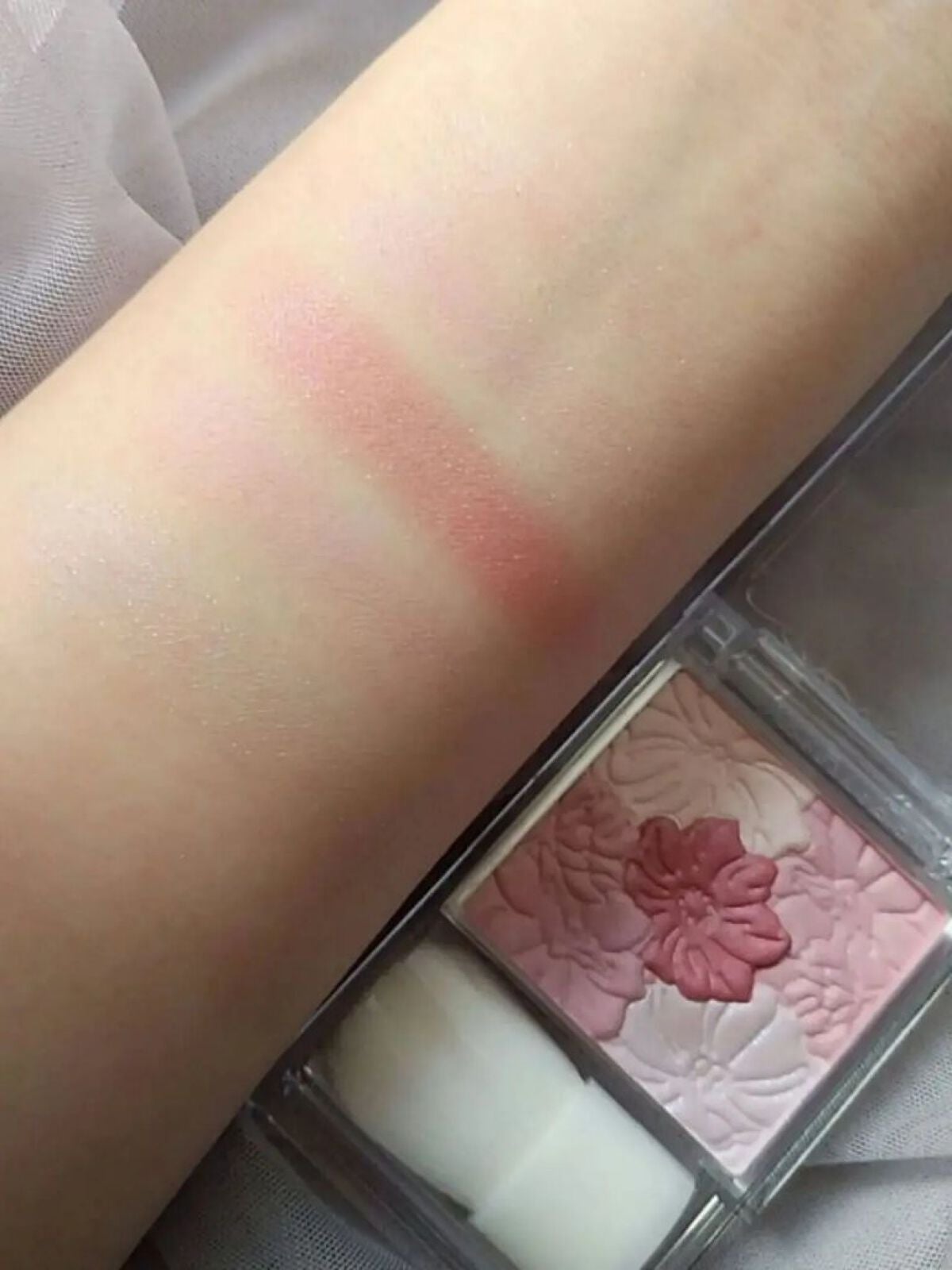 グロウフルールチークス/キャンメイク/パウダーチークを使ったクチコミ(3枚目)