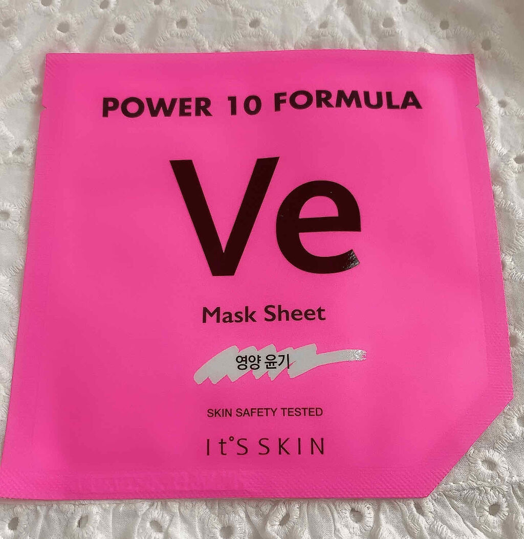 It's skin POWER 10 FORMULA SEET MASK (Ve)のクチコミ「✼••┈┈••✼••┈┈••✼••┈┈••✼••┈┈••✼

#イッツスキン

パワー10フォ.....」（1枚目）