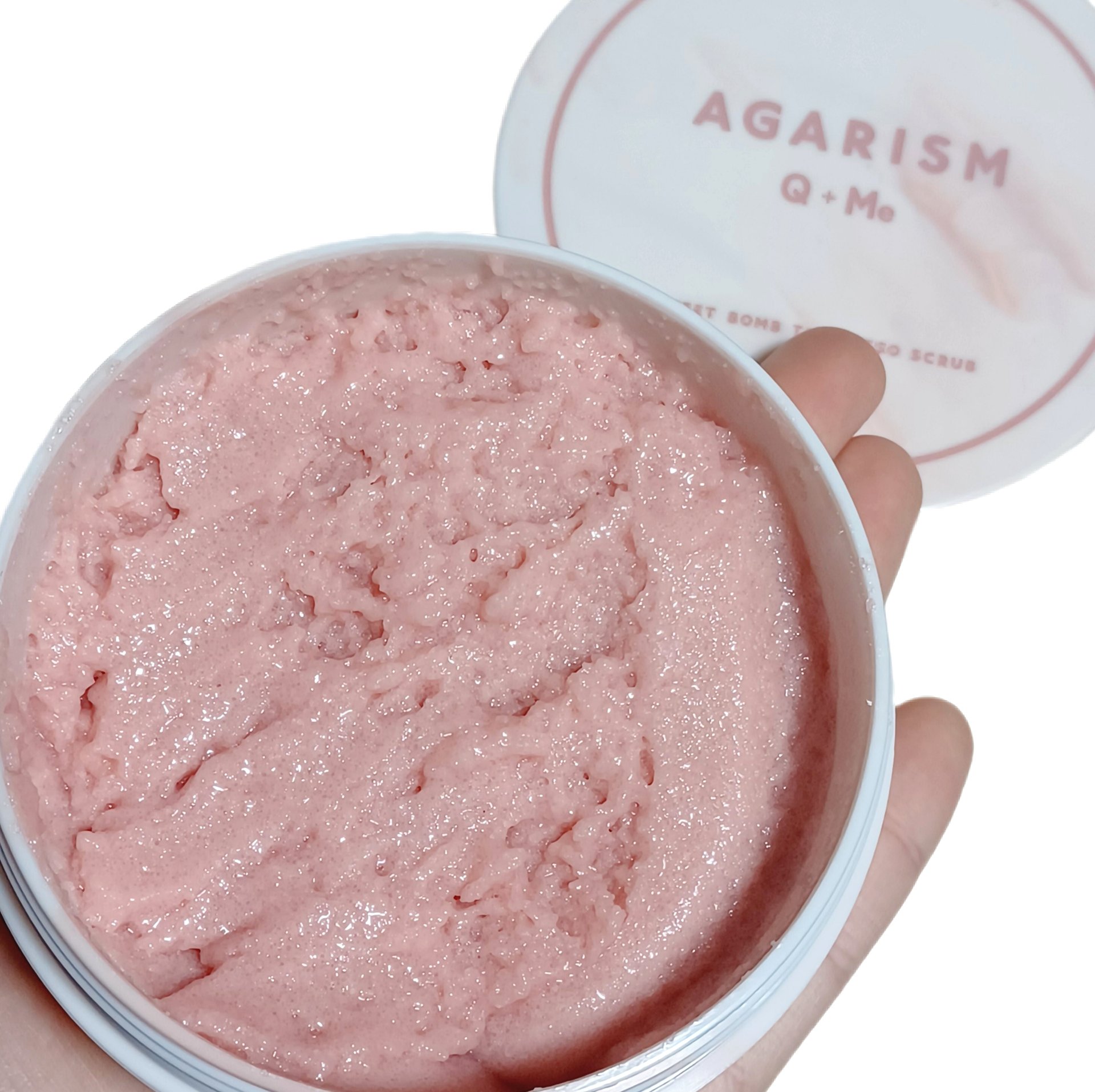 キューミースウィートボムタラソスクラブ　ピオニーブーケの香り/AGARISM/ボディスクラブを使ったクチコミ（2枚目）