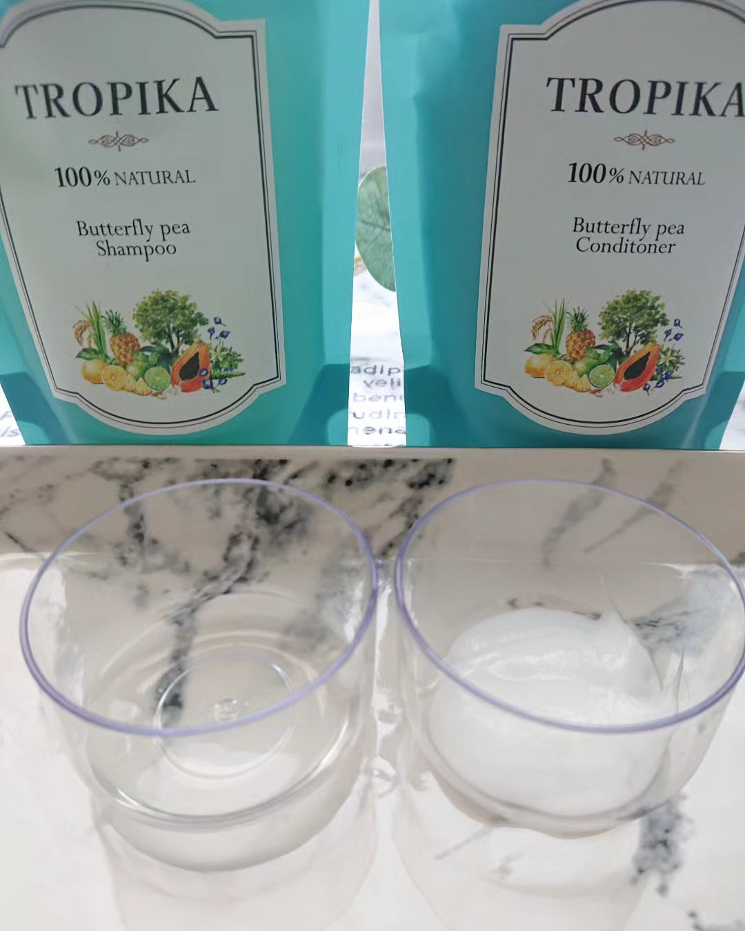 バタフライピーシャンプー/バタフライピーコンディショナー/TROPIKA/市販シャンプーを使ったクチコミ（1枚目）