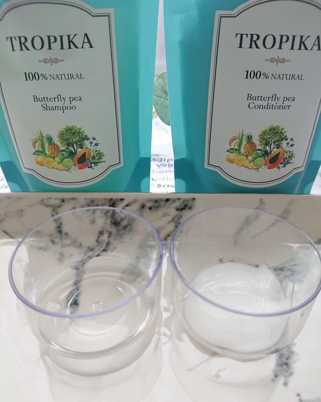 バタフライピーシャンプー/バタフライピーコンディショナー/TROPIKA/市販シャンプーを使ったクチコミ(1枚目)