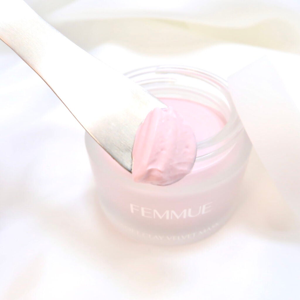 ソフトクレイ ベルベットマスク/FEMMUE/洗い流すパック・マスクを使ったクチコミ(2枚目)