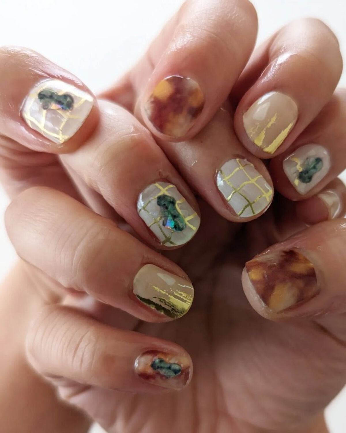 EDGEU ジェルネイルシール/EDGEU/ネイルシールを使ったクチコミ(5枚目)