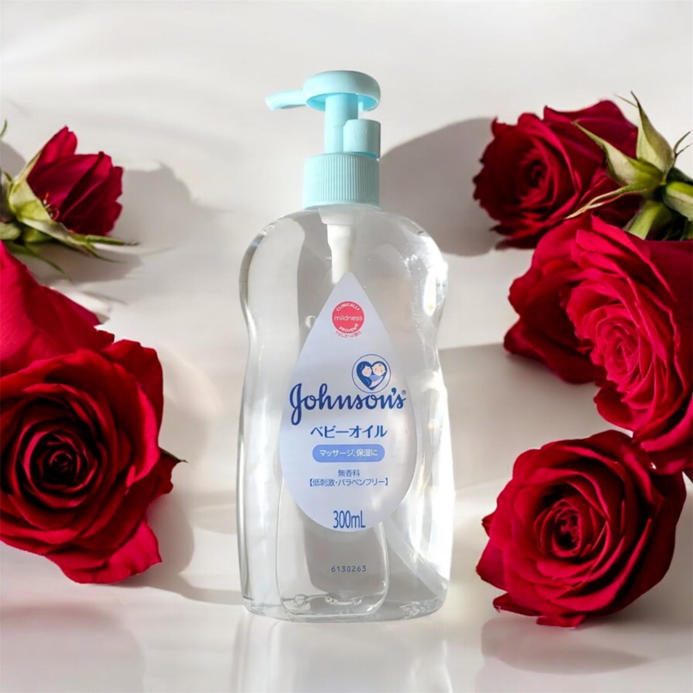 ジョンソン ベビーオイル 無香料/ジョンソンベビー/ボディオイルを使ったクチコミ(2枚目)