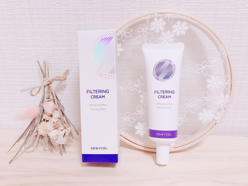フィルタリングクリーム/DEWYCEL/日焼け止めクリームを使ったクチコミ（1枚目）