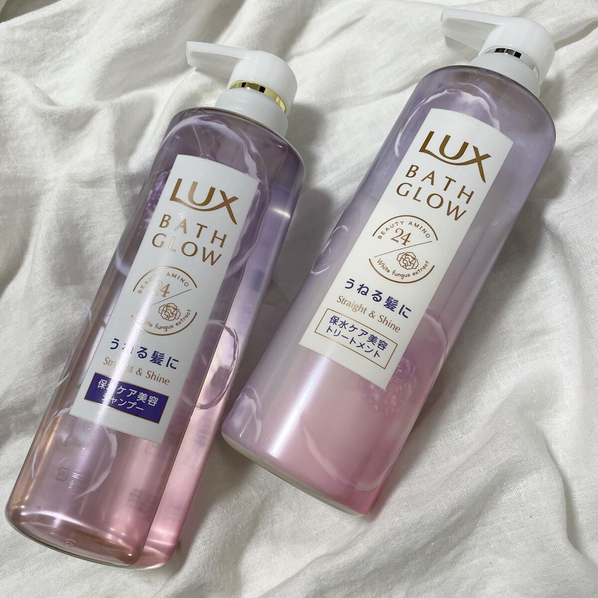 バスグロウ ストレート&シャイン シャンプー/トリートメント/LUX/市販シャンプーを使ったクチコミ(2枚目)