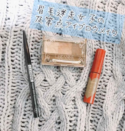 超細芯アイブロウ/CEZANNE/アイブロウペンシルを使ったクチコミ(1枚目)