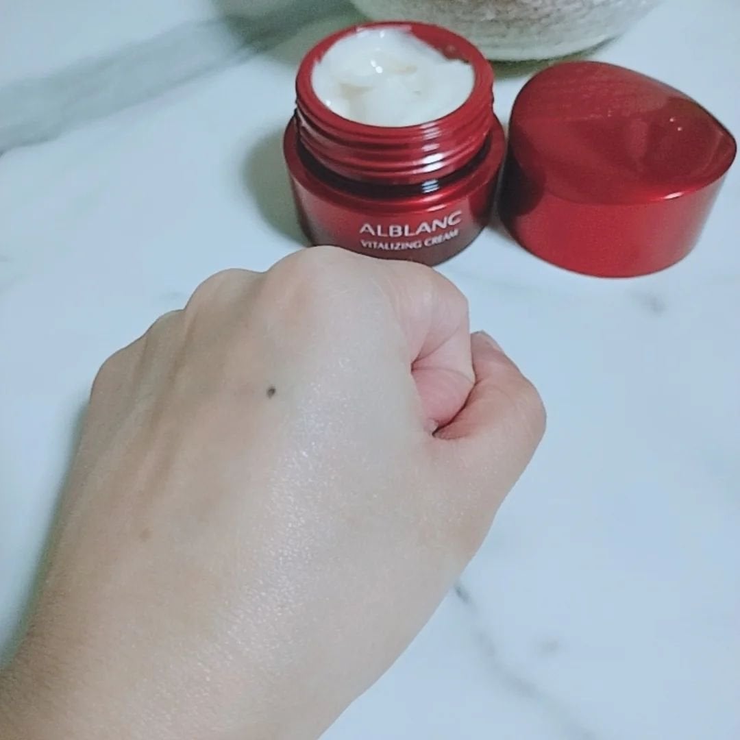 バイタライジングクリーム/ALBLANC/フェイスクリームを使ったクチコミ(7枚目)