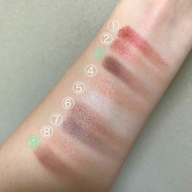 UR GLAM　BLOOMING EYE COLOR PALETTE/U R GLAM/アイシャドウパレットを使ったクチコミ（3枚目）