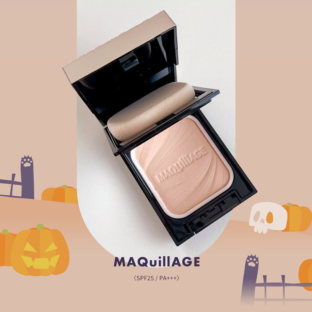 ドラマティックパウダリー EX ベビーピンクオークル00/マキアージュ/パウダーファンデーションを使ったクチコミ（1枚目）