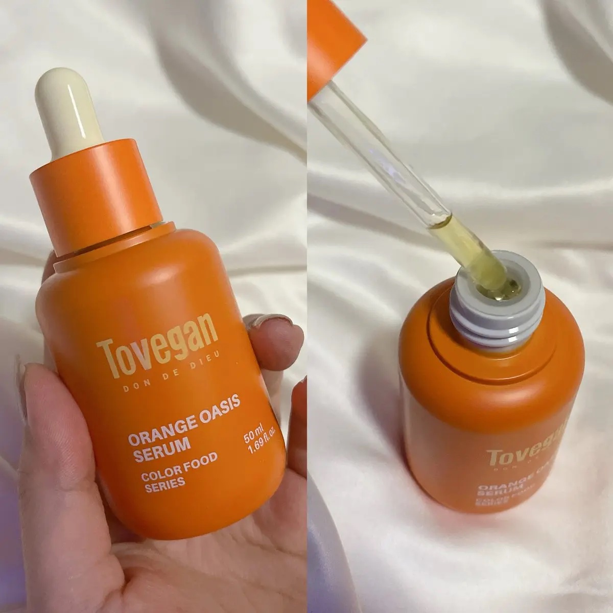 カラーフードシリーズオレンジオアシスセラム/Tovegan/美容液を使ったクチコミ（2枚目）