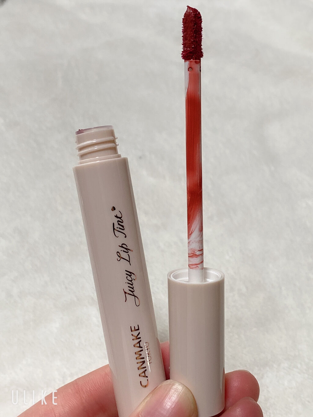 ジューシーリップティント/キャンメイク/口紅を使ったクチコミ（3枚目）