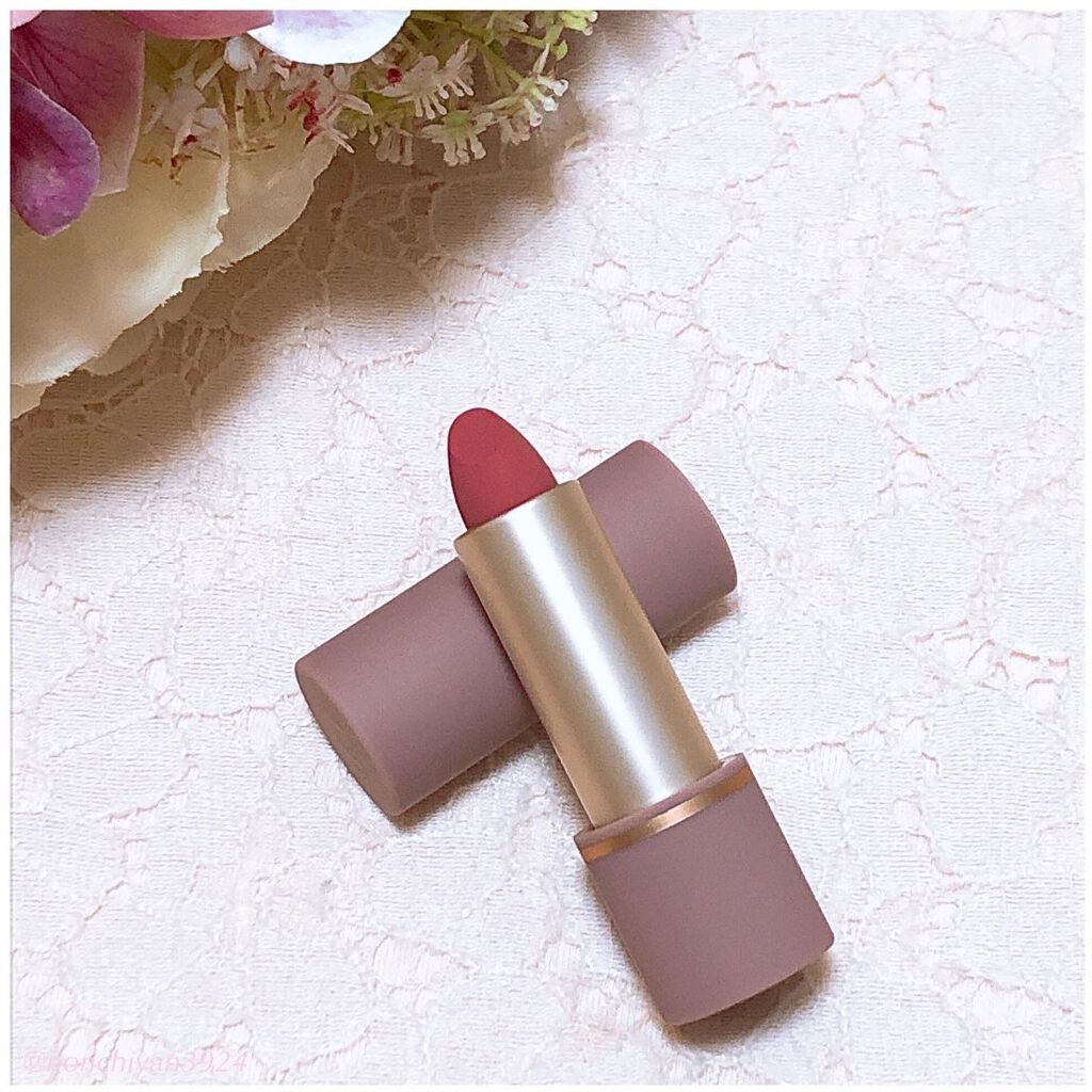 インスパイアマットリップ 01 Clear Muse/mude./口紅を使ったクチコミ（2枚目）