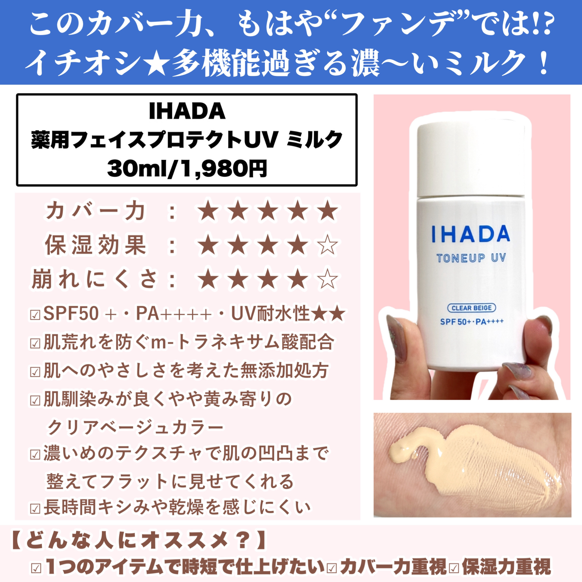 ブライトニングアップサンプラス/Dr.G/日焼け止めクリームを使ったクチコミ（2枚目）