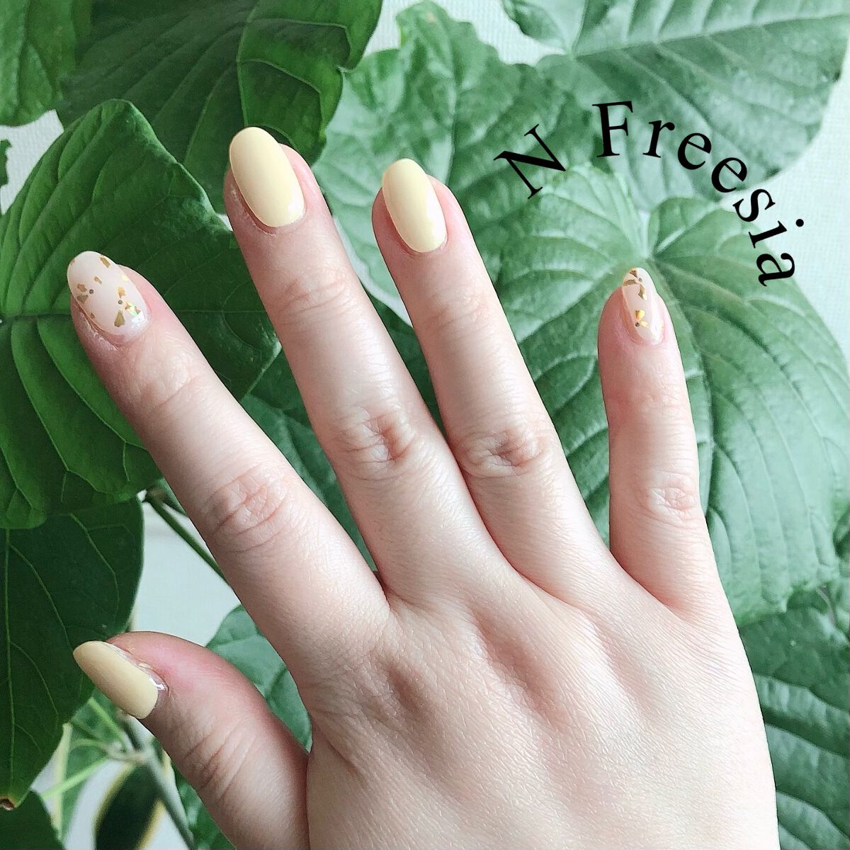 セミキュアジェルネイル(ハンド)/ohora/ネイルシールを使ったクチコミ(1枚目)