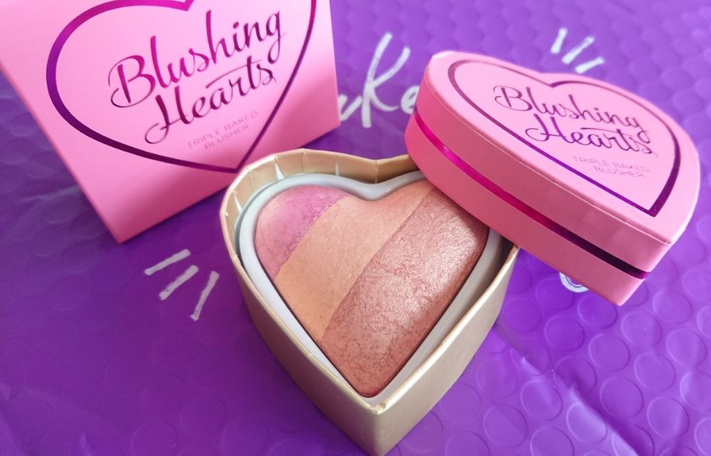 ブラッシング ハート/MAKEUP REVOLUTION/パウダーチークを使ったクチコミ(3枚目)