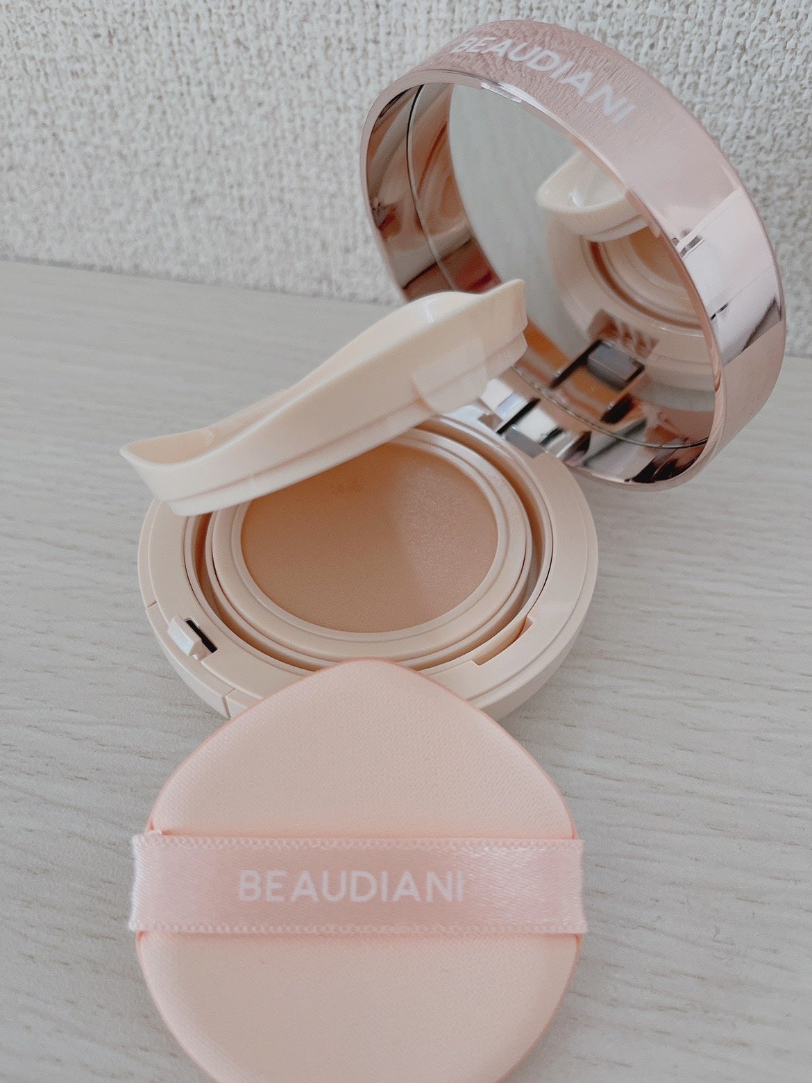 メッシュタイトアップクッション/BEAUDIANI/クッションファンデーションを使ったクチコミ(3枚目)
