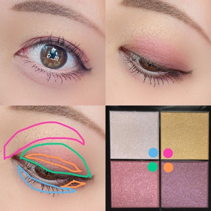 リアルクローズシャドウ/excel/アイシャドウパレットを使ったクチコミ(2枚目)