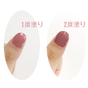 UR GLAM　COLOR NAIL SELECTION BE1＜グロッシーカラー＞/U R GLAM/マニキュアを使ったクチコミ（2枚目）