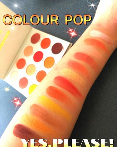 Yes,Please! Shadow Palette/ColourPop/パウダーアイシャドウを使ったクチコミ（1枚目）