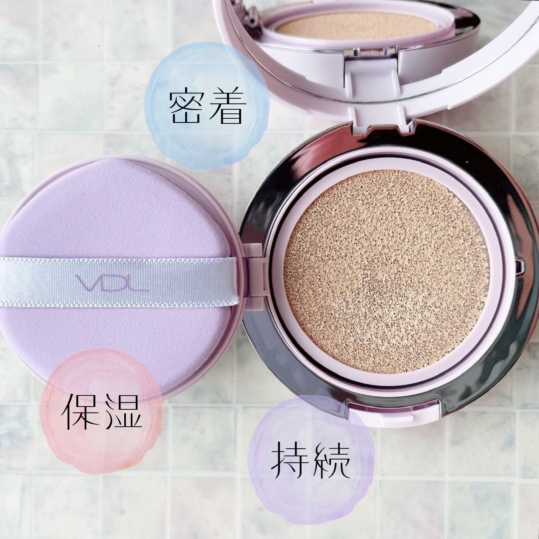 パーフェクティング シルキーフィット カバー クッション ファンデーション/VDL/クッションファンデーションを使ったクチコミ(2枚目)