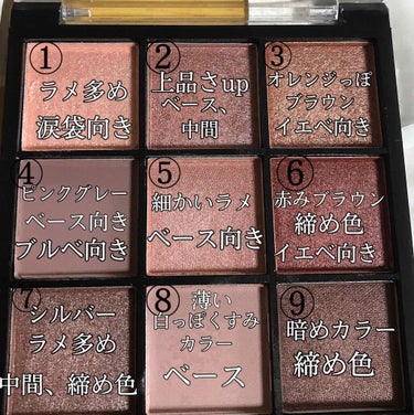 UR GLAM　BLOOMING EYE COLOR PALETTE/U R GLAM/パウダーアイシャドウを使ったクチコミ（1枚目）