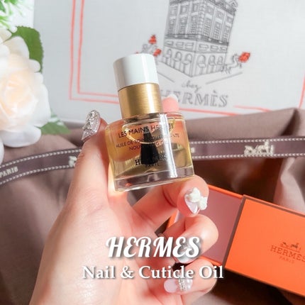 レ マン エルメス ユイル ドゥ ソワン/エルメス/ネイルオイル・トリートメントを使ったクチコミ(4枚目)