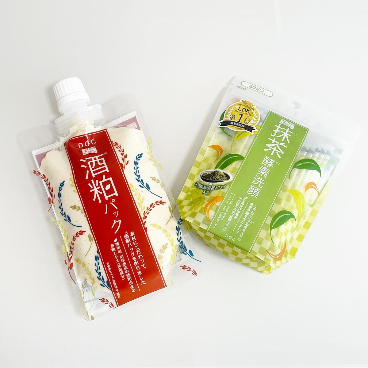 ワフードメイド　宇治抹茶酵素洗顔/pdc/洗顔パウダーを使ったクチコミ（1枚目）