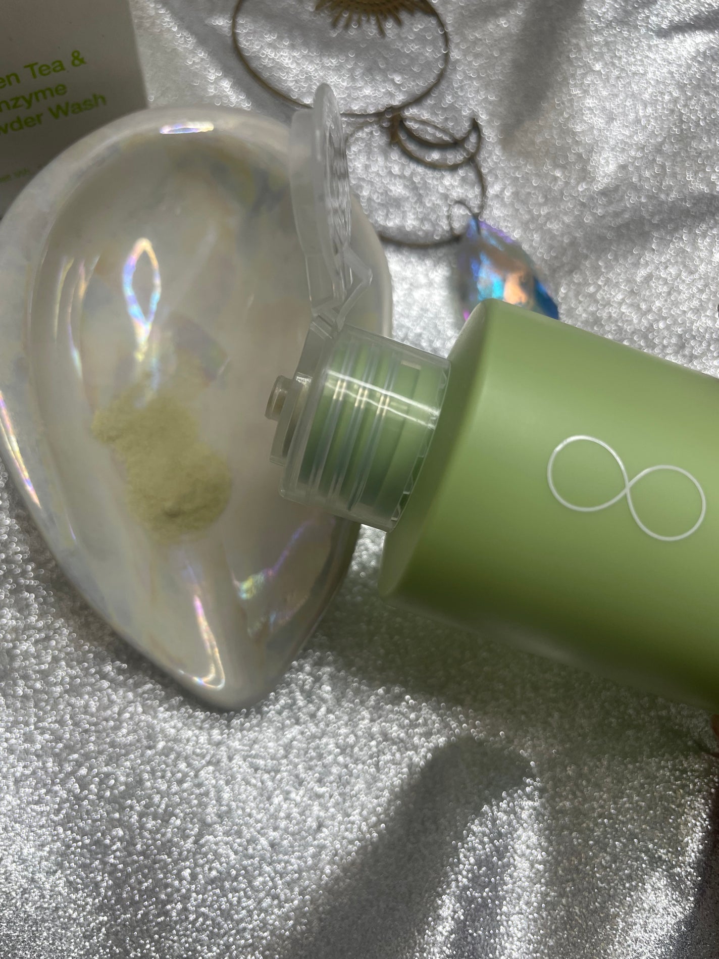 グリーンティー&エンザイムパウダーウォッシュ/By Wishtrend/洗顔パウダーを使ったクチコミ(3枚目)