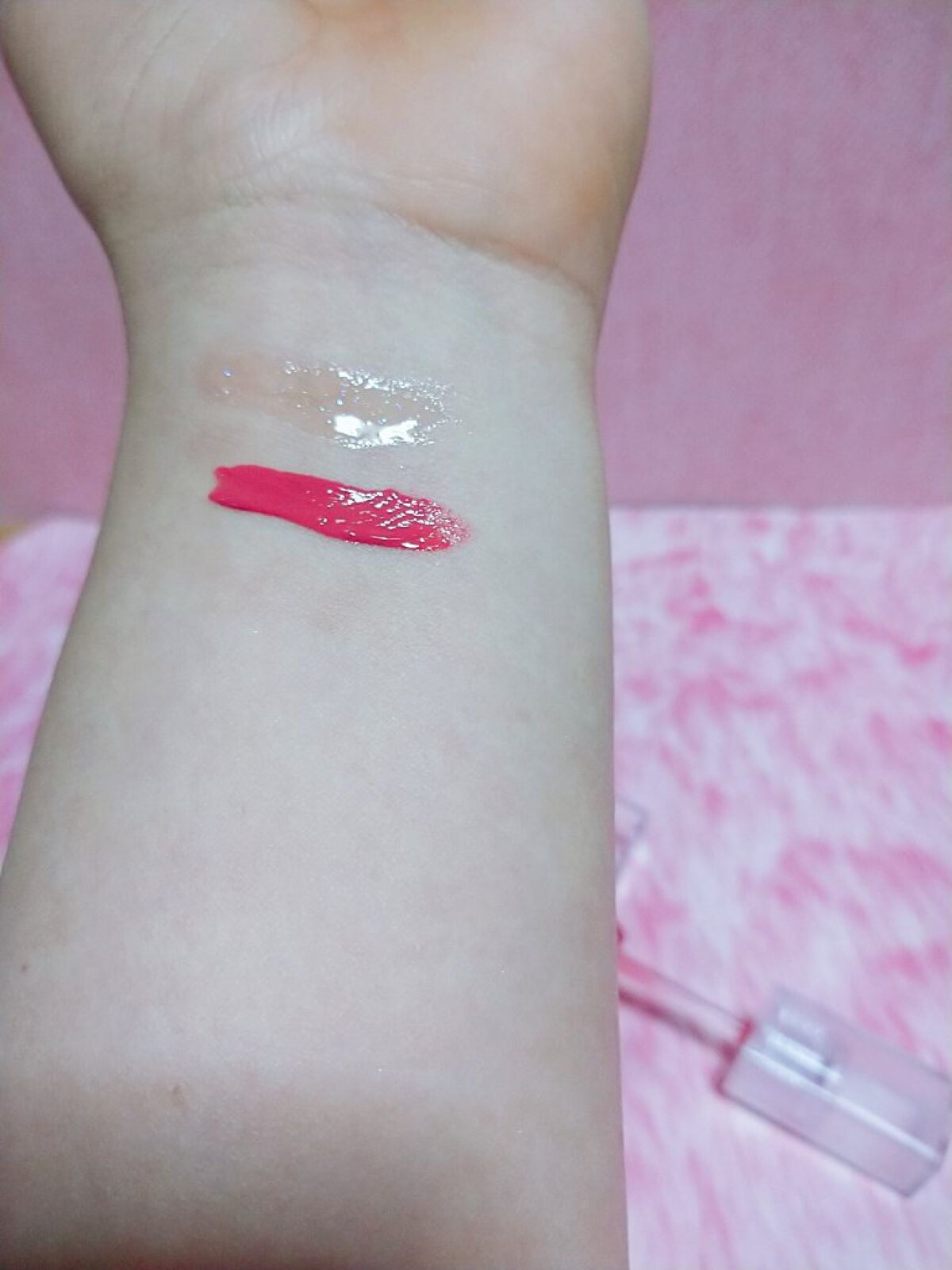 シアーベルベットティント 01 ピオニーブーケ/Dear.A/リップティントを使ったクチコミ（2枚目）