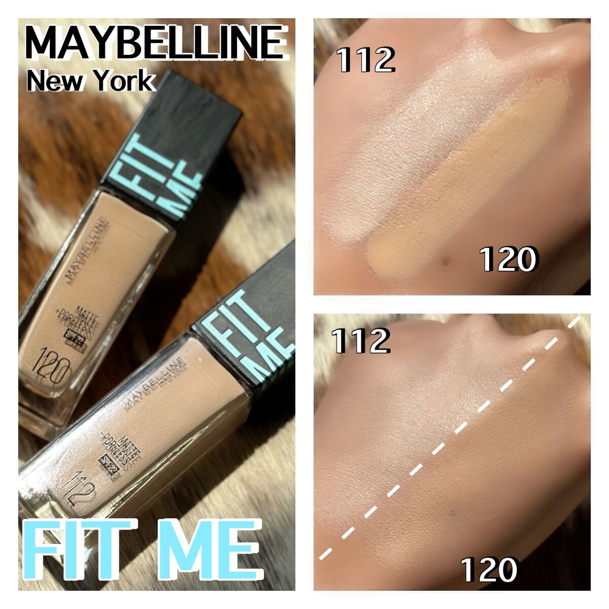 フィットミー リキッドファンデーション R/MAYBELLINE NEW YORK/リキッドファンデーションを使ったクチコミ（3枚目）