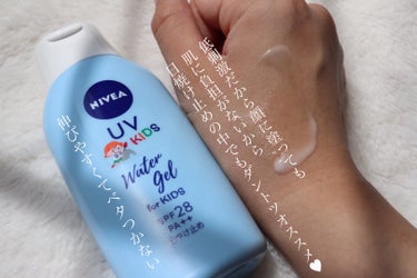 ニベア ニベアUV ウォータージェル こども用 SPF28のクチコミ「🪞ニベアUV ウォータージェル こども用 SPF28🪞

子供用だけど私は顔に使う🍒◎
敏感肌.....」（3枚目）