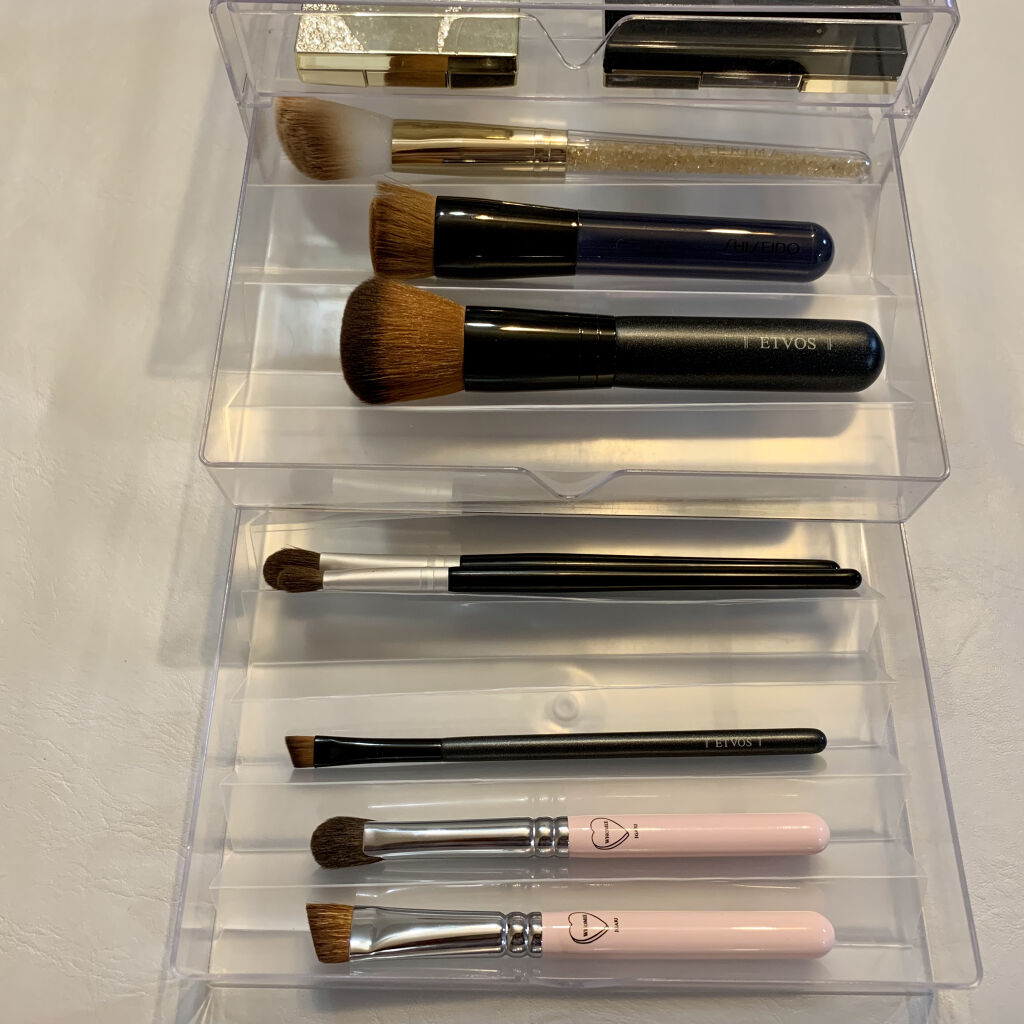 3段式クリアーケース/DAISO/その他化粧小物を使ったクチコミ（2枚目）