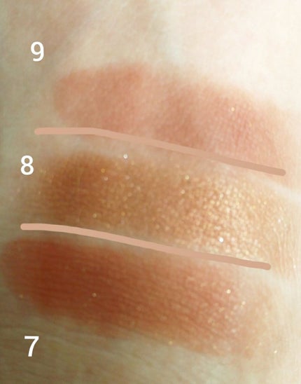 菜夏 on LIPS 「少し前に発売された100円ショップの9色パレット!買う時は人気..」(5枚目)