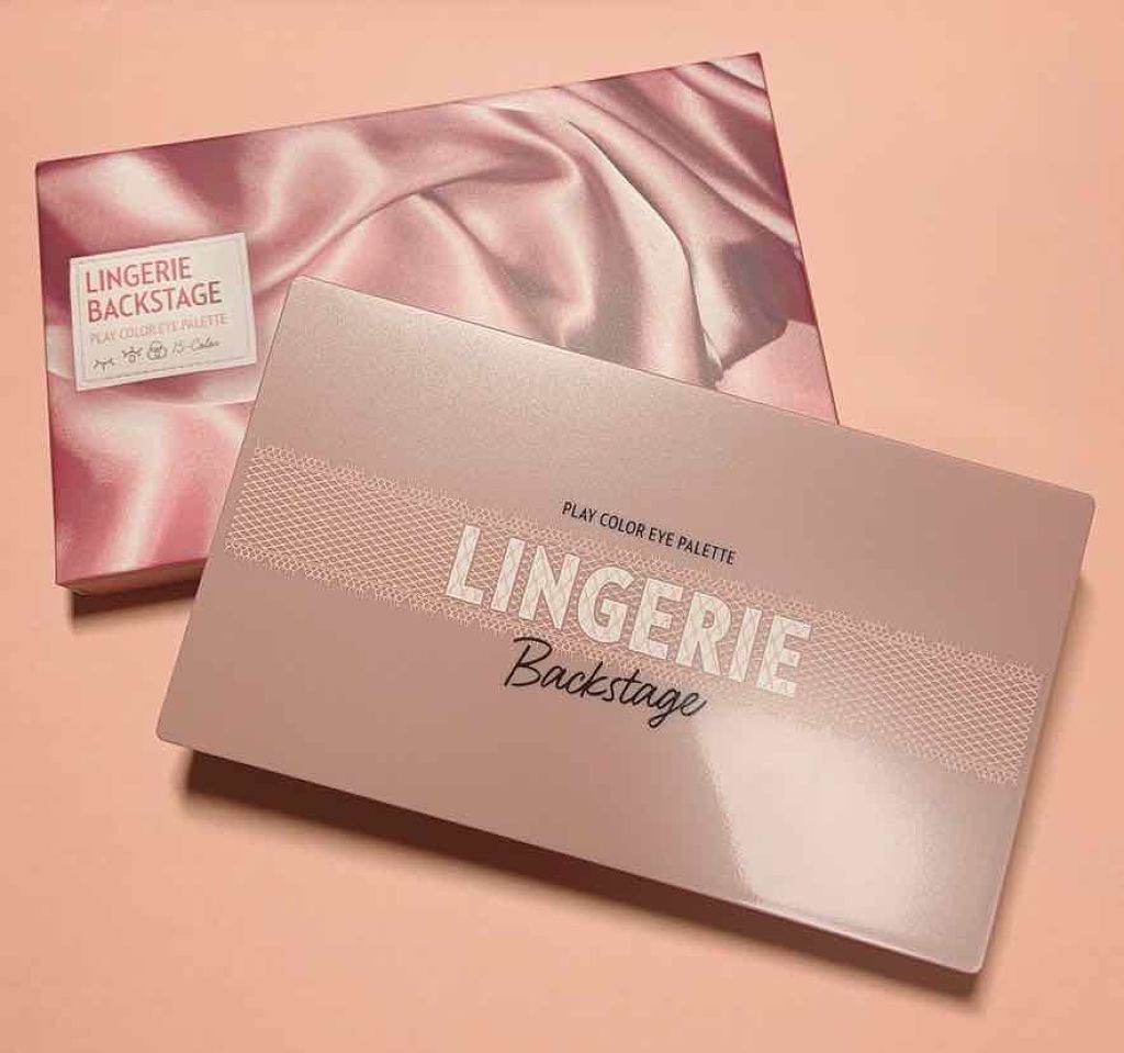 プレイカラーアイパレット ランジェリーバックステージ/ETUDE/アイシャドウパレットを使ったクチコミ(1枚目)
