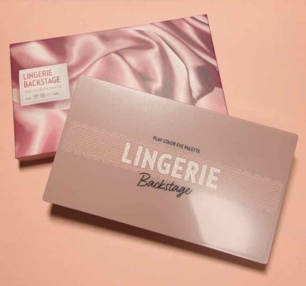 プレイカラーアイパレット ランジェリーバックステージ/ETUDE/アイシャドウパレットを使ったクチコミ(1枚目)